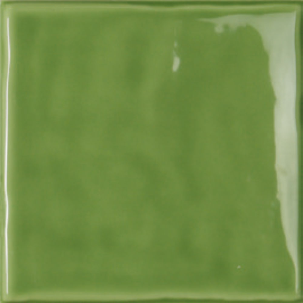 Azulejo rústico Feng shui verde 15x15