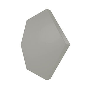 Azulejo con relieve Hexagonal Ash Grey Matt 21,5x25