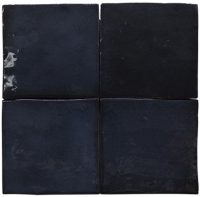 Azulejo Zelij 10x10 color negro