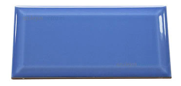 Azulejo metro 10x20 color azul marbrillo