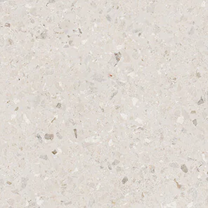 Suelo terrazo natural drops beige 18,5x18,5 wow