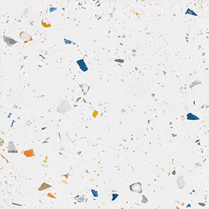 Terrazo color drops color Grey 18,5x18,5