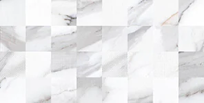 suelo marmol apuan decorado blanco 33x66cm