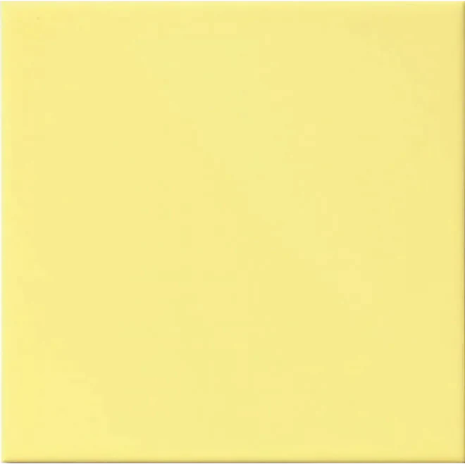 Azulejo tamaño 20x20cm color amarillo