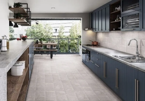 Cocina azulejo bali stones blanco