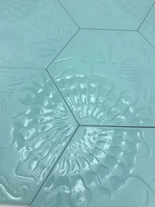 azulejo hexagonal gaudi lux aqua codicer