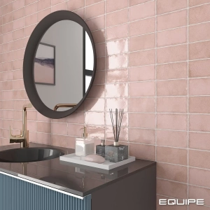baño azulejo Altea dusty pink 7,5x15