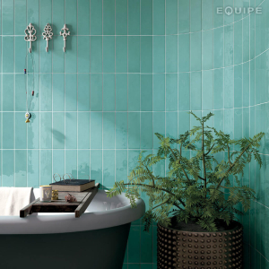 baño azulejo turquesa 6,5x20cm village teal