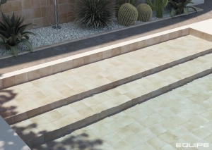 Piscina con azulejos 15x15 spa & pools canvas matt equipe ceramicas