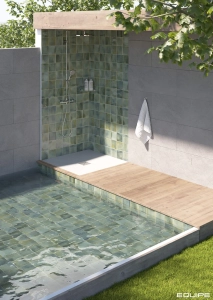 Piscina con azulejos 15x15 spa & pools celadon equipe ceramicas